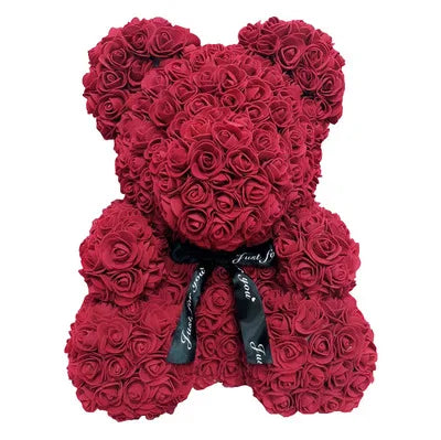 Heart Big Red Teddy Bear Rose Flower