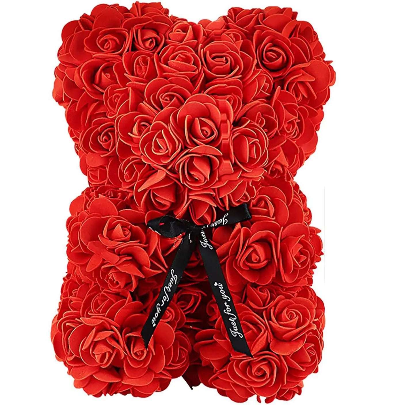 Teddy Bear Valentines Gift  Red Rose