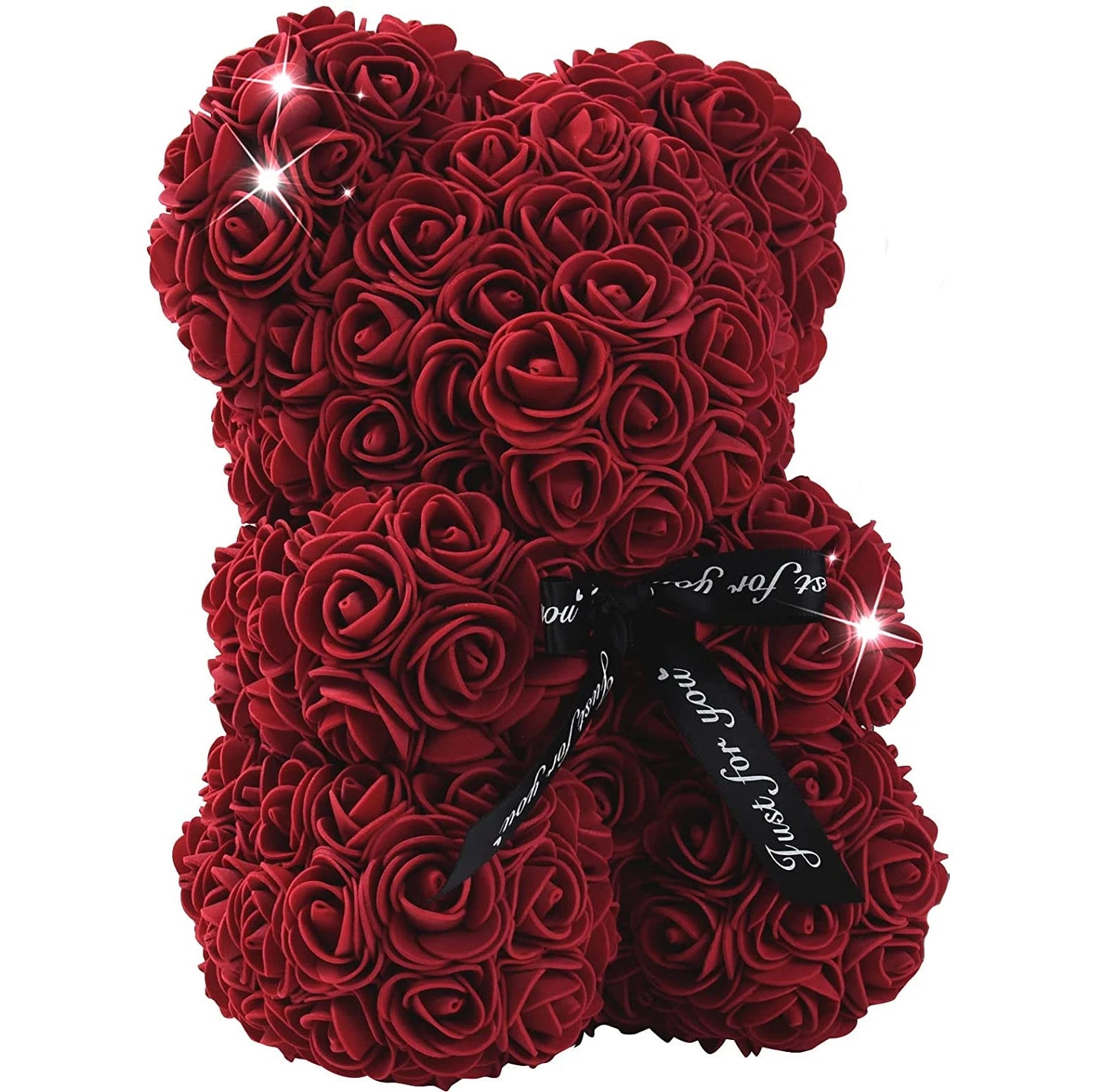 Teddy Bear Valentines Gift  Red Rose